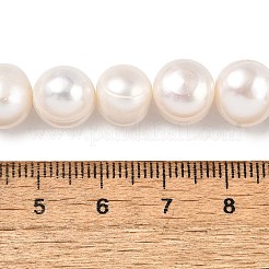 Natural Cultured Freshwater Pearl Beads Strands&nbsp;PEAR-I007-07U-02