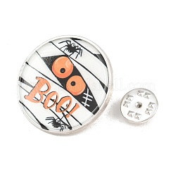 Halloween Printed Alloy Lapel Pin Backs for Backpack Clothes&nbsp;AL-CBA1C64-04P