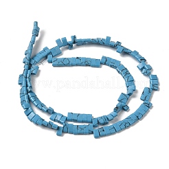Synthetic Turquoise Beads Strands&nbsp;G-Z045-A23-01