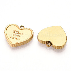 Ion Plating(IP) 316L Surgical Stainless Steel Pendants&nbsp;STAS-D029-29G