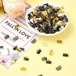 Iron Ribbon Crimp Ends&nbsp;FIND-YW0005-58