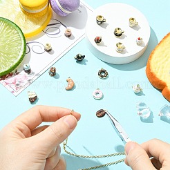 17Pcs 17 Styles Alloy Enamel Charms&nbsp;FIND-CJ0005-04