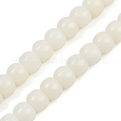 Natural Bodhi Root Beads Strand&nbsp;WOOD-B010-A02-7x9mm