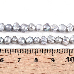 Natural Cultured Freshwater Pearl Beads Strands&nbsp;PEAR-N014-04I-01