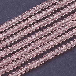 Transparent Glass Beads Strands&nbsp;X-GLAA-R135-2mm-12