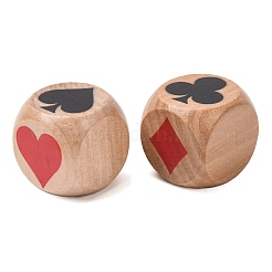 Schima Wood Poker Pattern Dice&nbsp;WD-XCP0001-02