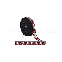 10 Yards Ethnic Style Flat Polyester Jacquard Cord/Band&nbsp;OCOR-BC0005-31