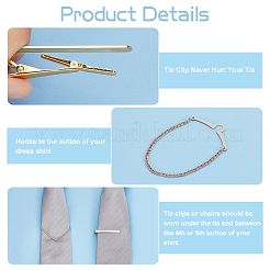 Brass Tie Clip&nbsp;AJEW-FG0003-09
