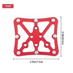 Bicycle Aluminum Alloy Flat Self Locking Pedal&nbsp;TOOL-WH0132-12B