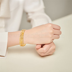 Brass Buddhist Bangle Sets&nbsp;JB634A
