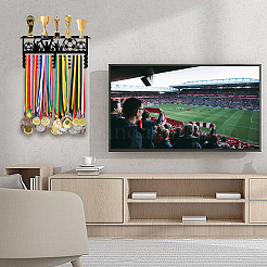Iron Medal Holder & Tray&nbsp;AJEW-WH0394-012