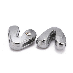 Letter Slider Beads for Watch Band Bracelet Making&nbsp;LS-ALRI-O012-V-NR