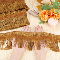 Polyester Fringe Ribbon&nbsp;OCOR-WH0078-34