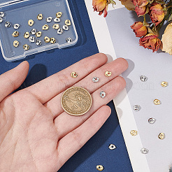 40Pcs 2 Colors Brass Spacer Beads&nbsp;KK-BC0012-75