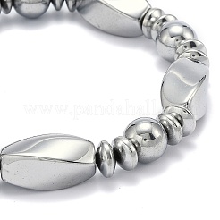 Non-magnetic Synthetic Hematite Stretchy Bracelets&nbsp;BJEW-K001-03A