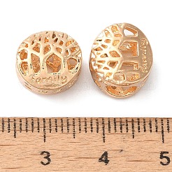 Rack Plating Alloy European Beads&nbsp;PALLOY-S189-08G