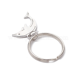 Ocean Theme 304 Stainless Steel Keychains&nbsp;KEYC-JKC01213-07