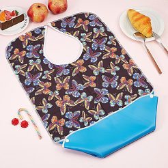 Polyester Adult Bibs for Eating&nbsp;AJEW-WH0020-62E