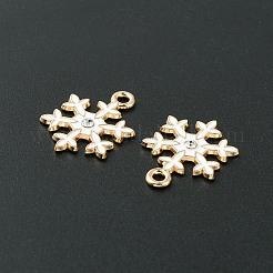 Alloy Enamel Pendants&nbsp;X-ENAM-D047-11LG