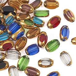 80Pcs 8 Colors Electroplate Glass Beads Strands&nbsp;EGLA-TA0001-21