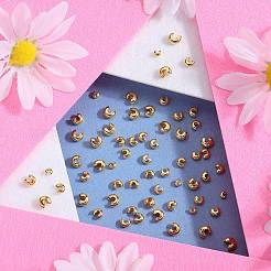600Pcs 3 Styles Brass Crimp Beads Covers&nbsp;KK-SP0001-91B