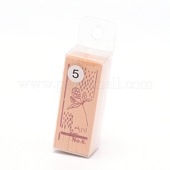 Wooden Stamps&nbsp;AJEW-WH0018-64E