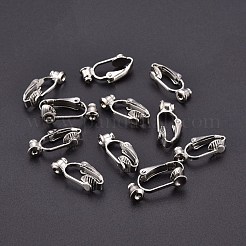 Brass Clip-on Earring Converters Findings&nbsp;KK-Q115-N