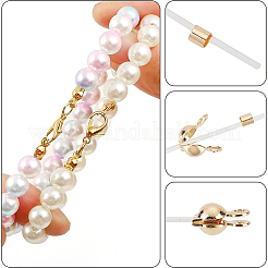 300Pcs Brass Crimp Beads&nbsp;KK-BBC0014-71