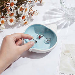 Conch Shape Ceramics Ashtray&nbsp;DIY-WH0430-617G