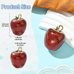 Opaque Resin Big Pendants&nbsp;RESI-CJC0004-05G