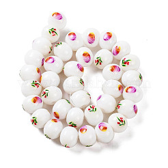 Printing Glass Beads for Necklaces Bracelets Making&nbsp;GLAA-B020-03A-07