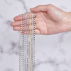 16 Yards 8 Colors Iron Rhinestone Cup Chains&nbsp;CH-NB0001-03