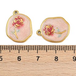 304 Stainless Steel with Enamel Pendants&nbsp;STAS-Z166-18G-01