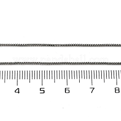 Brass Box Chain Necklaces for Women&nbsp;NJEW-D302-41B