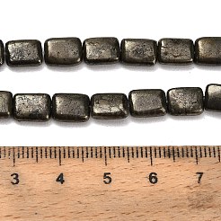 Natural Gold Pyrite/Golden Pyrite Beads Strands&nbsp;G-F833-H01-01