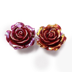 Opaque Resin Cabochons&nbsp;RESI-WH0013-18E