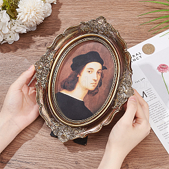 Resin with Glass Photo Frame Stand&nbsp;AJEW-WH0314-485