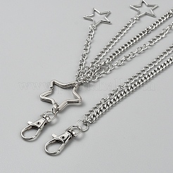 Alloy Double Layer Trousers Chain&nbsp;HJEW-WH20071-008P