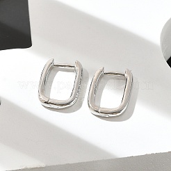 Brass Huggie Hoop Earrings&nbsp;EJEW-L234-61-P