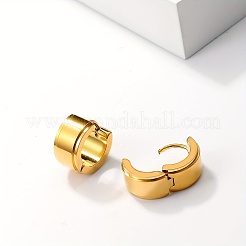 Vintage Geometric 201 Stainless Steel Hoop Earrings&nbsp;JL1708