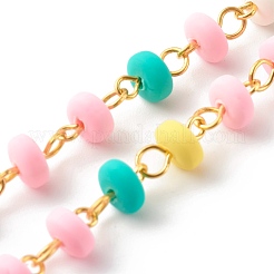 Handmade Polymer Clay Beaded Chains&nbsp;AJEW-JB00975-03