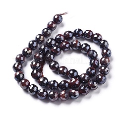 Electroplated Natural Tiger Eye Beads Strands&nbsp;G-F660-02-12mm