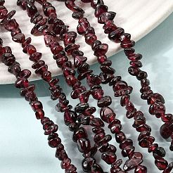 Natural Garnet Beads Strands&nbsp;G-P406-55