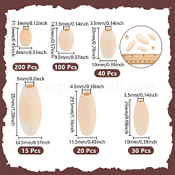 405Pcs Wood Beads&nbsp;WOOD-GA0001-89