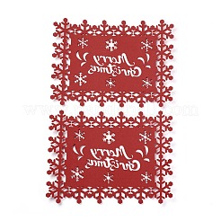 Christmas Theme Fibre Cup Mat&nbsp;AJEW-I056-02