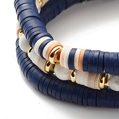 Love Beads Stacking Stretch Bracelets Set for Women&nbsp;BJEW-JB07162