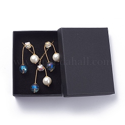 Pendant Necklaces and Ear Studs Jewelry Sets&nbsp;SJEW-JS01064-01