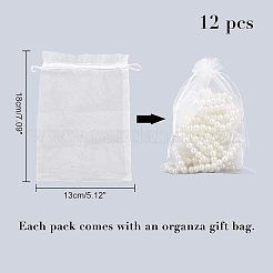 Plastic Imitation Pearl Stretch Bracelets&nbsp;FIND-NB0001-22