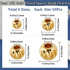 200Pcs 4 Styles Brass Spacer Beads&nbsp;KK-CN0003-03