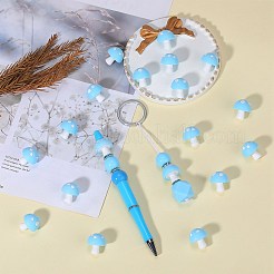 20Pcs Mushroom Silicone Focal Beads&nbsp;JX901I